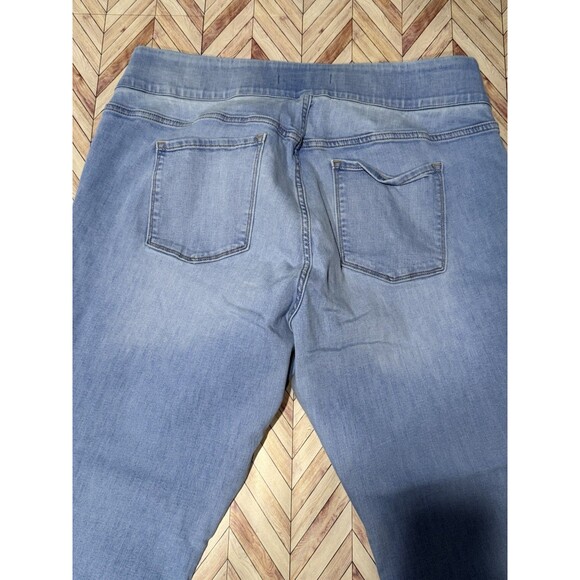 Old Navy Light Wash Super Skinny Jeans 24 Women's Pull On Rockstar Elastic - Picture 3 of 10